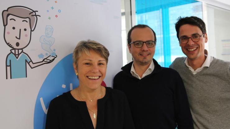 Anne-Claude Pont, Philippe Breuils et Pierre Stanislas, co-fondateurs de wilov